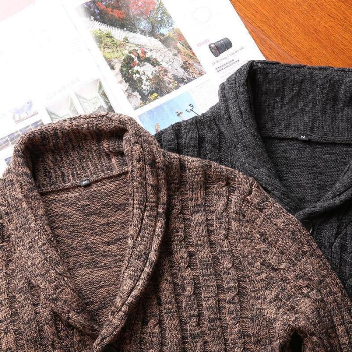 Fashion Autumn Knitted Sweater Buttom Cardigan