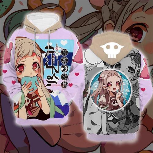 Toilet Bound Hanako Kun Anime Yahiro Nene Big Eye Cosplay Unisex 3D Printed Hoodie Sweatshirt Pullover