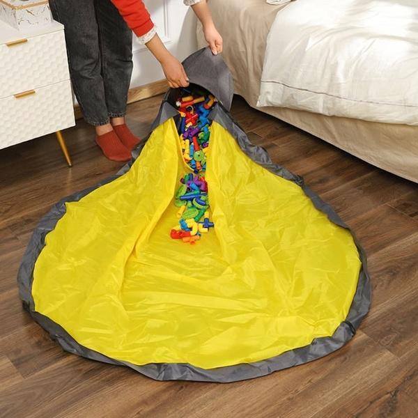 Portable Toy Clean-Up And Storage Bags