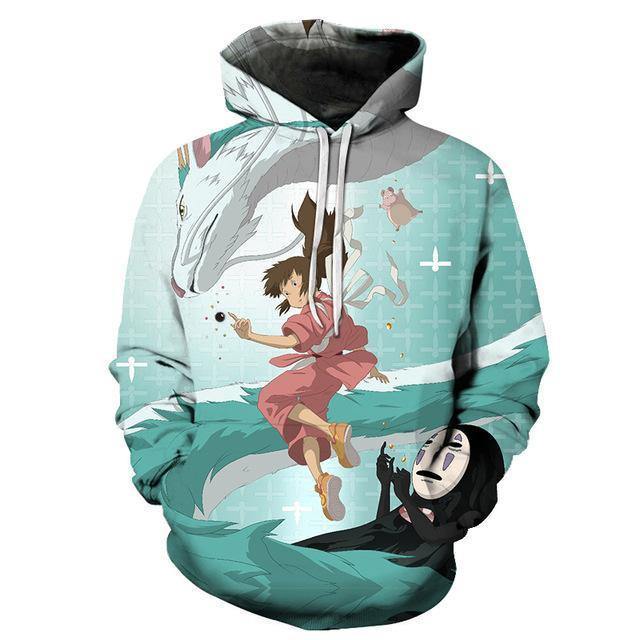 Spirited Away 3D Sweatshirt, Hoodie, Pullover