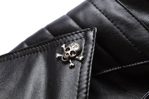 Leather Slim Moto Jacket