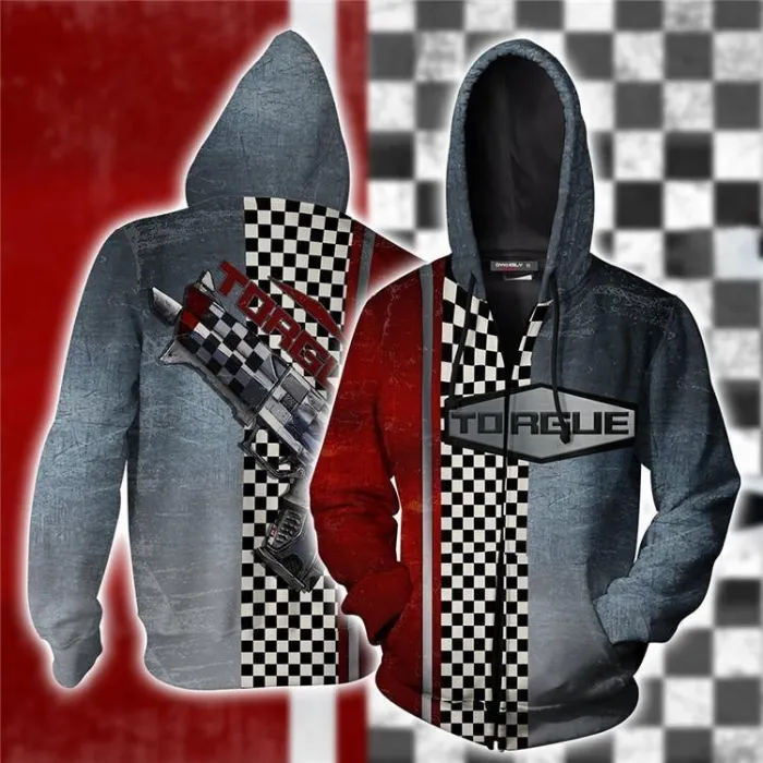 Torgue Borderlands Game Unisex 3D Printed Hoodie Sweatshirt Jacket With Zipper