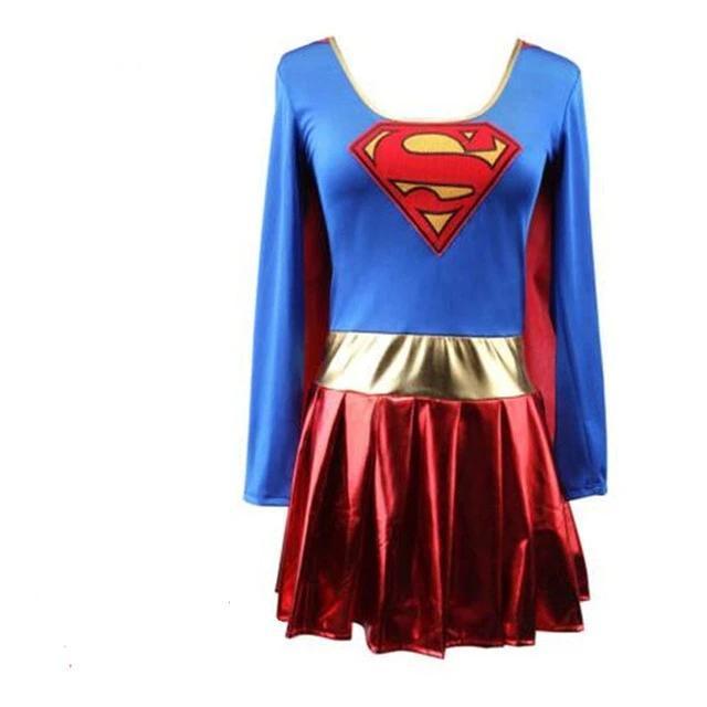 Adult Superwoman Role-Playing Costume