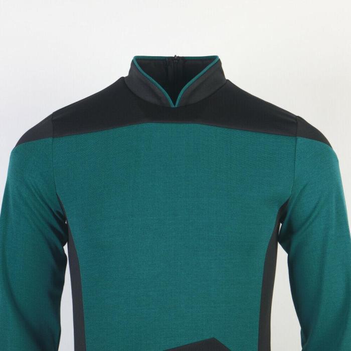Star Trek The Next Generation  Tng Picard Cosplay Uniform Top Shirt