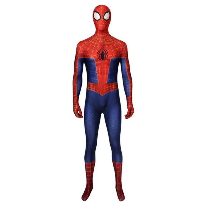 Spider-Man Peter Parker Spider-Man: Into The Spider-Verse Jumpsuit Cosplay Costume -