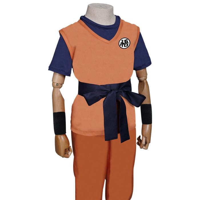 Dragon Ball Son Goku Kids Children Outfits Halloween Carnival Suit Cosplay Costume