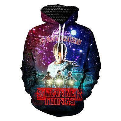 Stranger Things Magic Star Movie Unisex 3D Printed Hoodie Pullover Sweatshirt