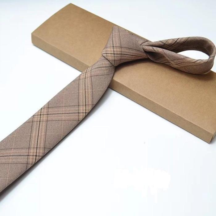 Men'S Modern Fine Stripe Ties Business Suit Necktie