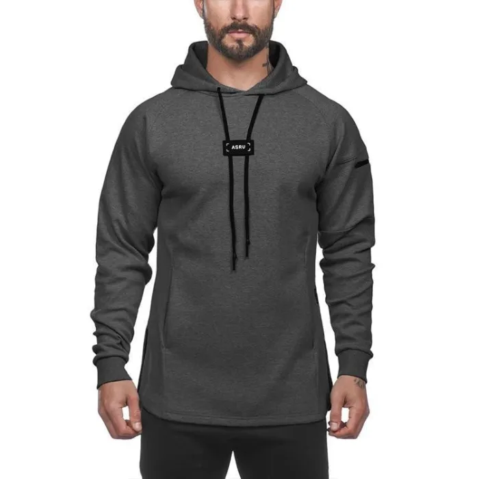 Mens Running Sports Hooded Sweatshirt