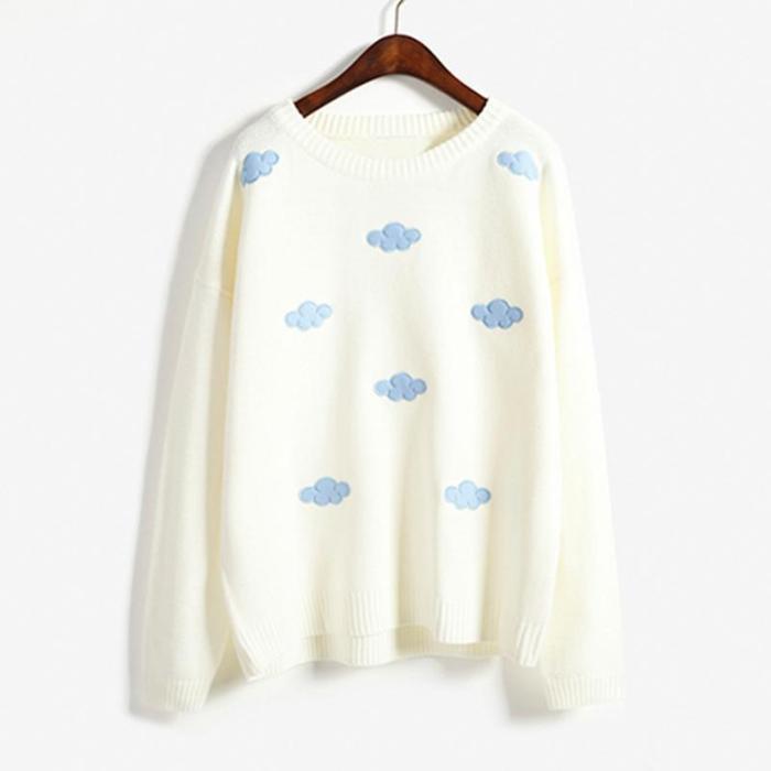 Cloud Round Neck Sweater