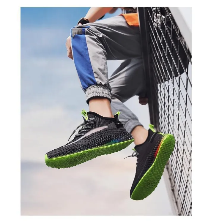 Men Air Cushion Mesh Breathable Fitness Sport Shoes