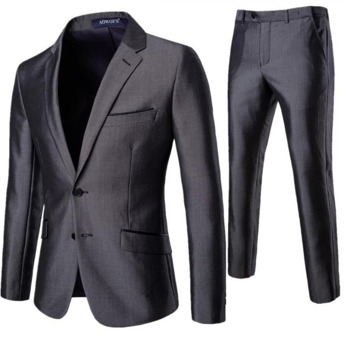 Men'S 2 Piece Elegant Tuxedo Suit (Coat+Pants)