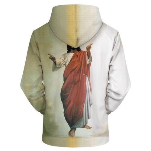 Jesus Faith Hoodie 3D Sweatshirt Pullover Hoodie