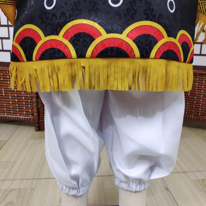 Demon Slayer Kamado Tanjuurou Kids Kimono Outfits Halloween Carnival Costume Cosplay Costume