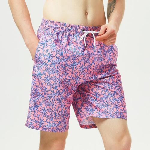Men Loose Beach Shorts Quick-Dry Casual Swimming Trunks