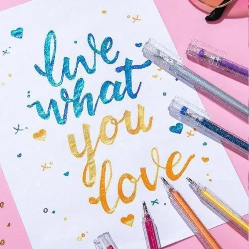 Glitter Gel Pens For Adult Coloring Books