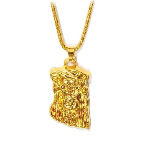 Gold Filled Jesus Necklace