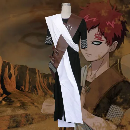 Gaara From Naruto Halloween Cosplay Costume - B Edition