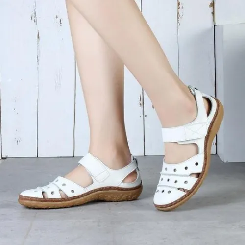 Women'S Hollow Hook Flat Sandals