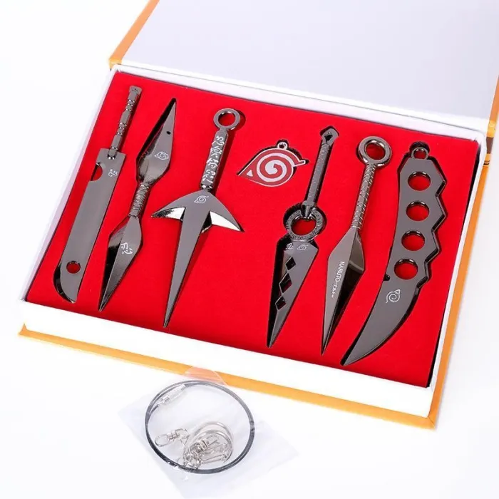 Amine Naruto Cosplay Kushu Shuriken Prop Hatake Kakashi Kunai Cosplay Props