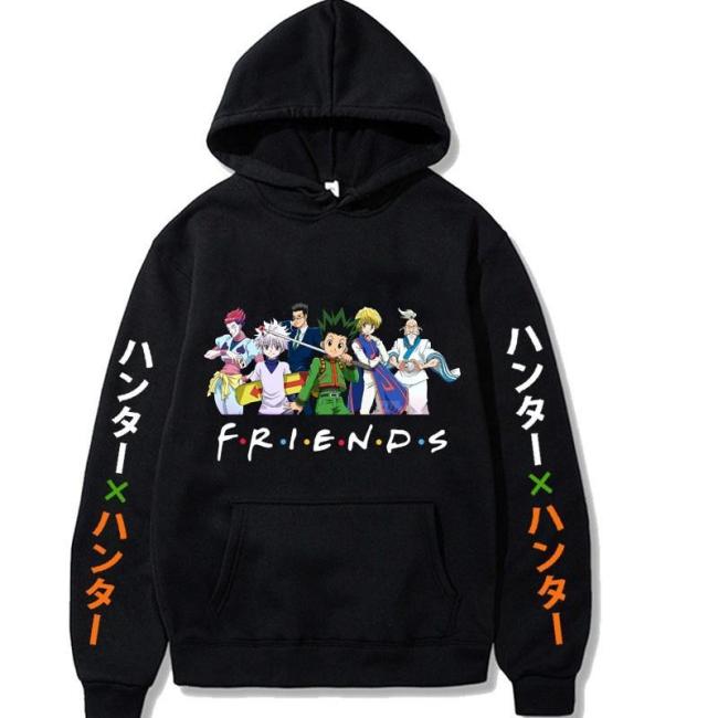 Hunter X Hunter Anime Friends Cosplay Pullover Sweatshirt Fleece Hoodie