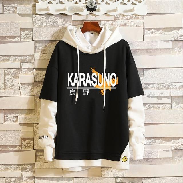 Haikyuu Cosplay Hoodies Karasuno Volleyball Club Costume Sweatshirt Adult Unisex Hooded Sweater Spring And Autumn