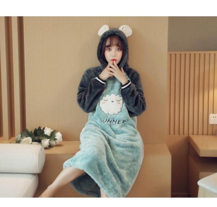 Baby Bear Furry Nightgown