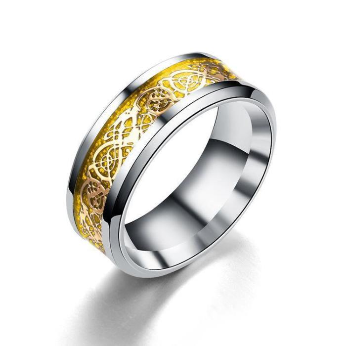 Tungsten Steel Celtic Ring