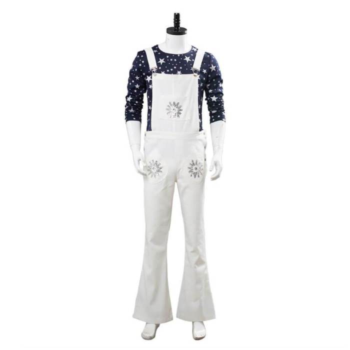 Movie Rocketman Elton John Underwear Bib Pants Suit Cosplay Costumes