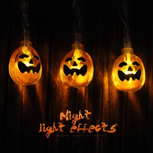 Halloween Party Horror Pumpkin Ghost Design Decor Light String