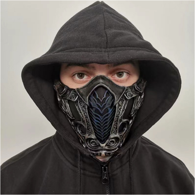 Movie Mortal Kombat Face Cover Cosplay Accessories