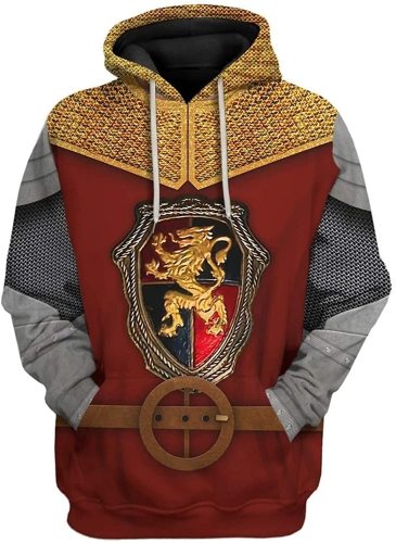 Lancelot Historical Figure Unisex 3D Printed Hoodie Pullover Sweatshirt