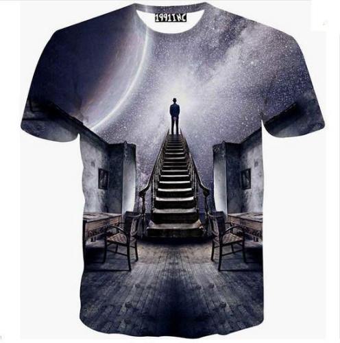 Hipster Look Up 3D T-Shirt V9