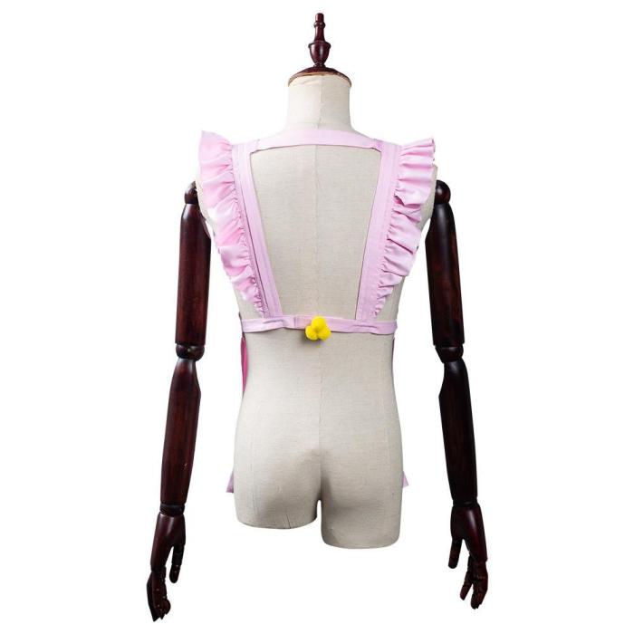 The Way Of The Household Husband Tatsu Pink Apron Halloween Carnival Suit Cosplay Costume