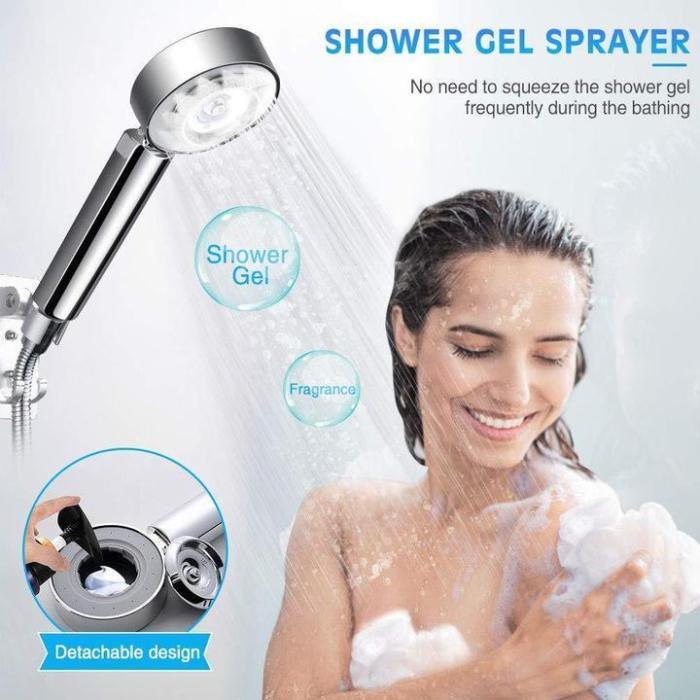 Double-Sided Water Pressurized Shower Head Handheld High-Pressure Sprinkler