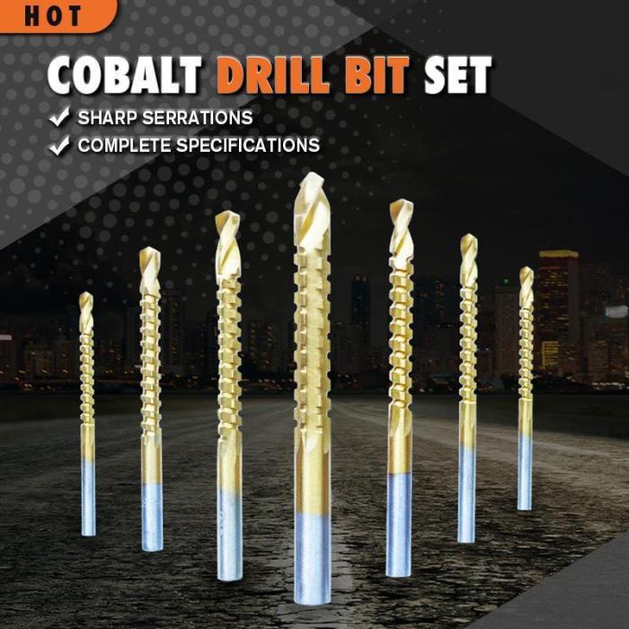 Cobalt Drill Bit Set (6Pcs)