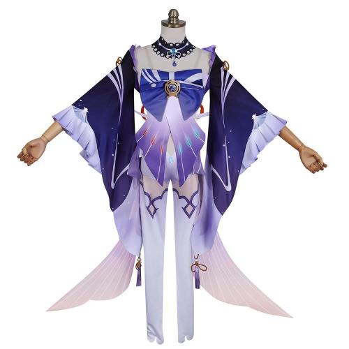 Genshin Impact Sangonomiya Kokomi Outfits Halloween Carnival Suit Cosplay Costume