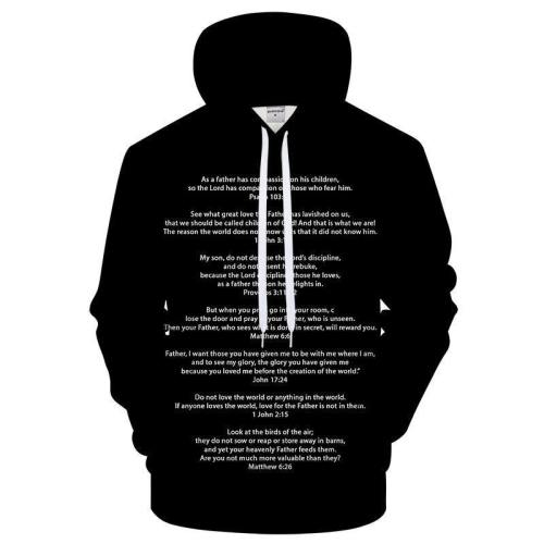 Religious Father'S Day 3D Sweatshirt Hoodie Pullover