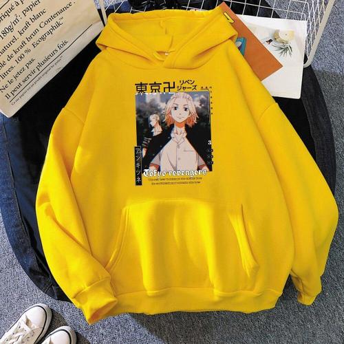 Anime Tokyo Revengers Hoodie Loose Aesthetic Manjirou Handsome Printed Sweatshirt Fashion Top