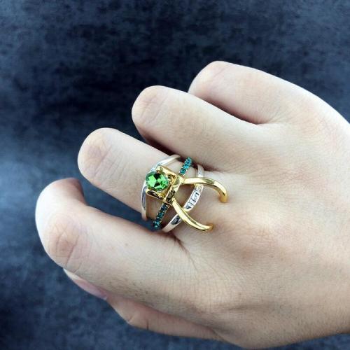 Loki  Helmet Ring Cosplay Jewelry Rings Gifts Halloween Props