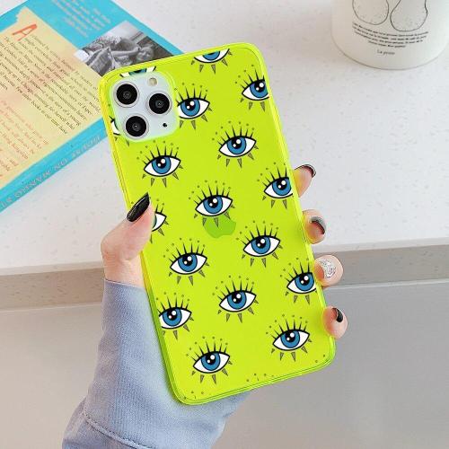 Funny Eyes Pattern Fluorescent Phone Case For Iphone