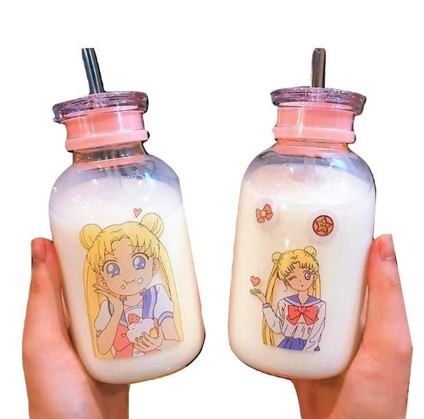 Magical Girl Glass Bottles