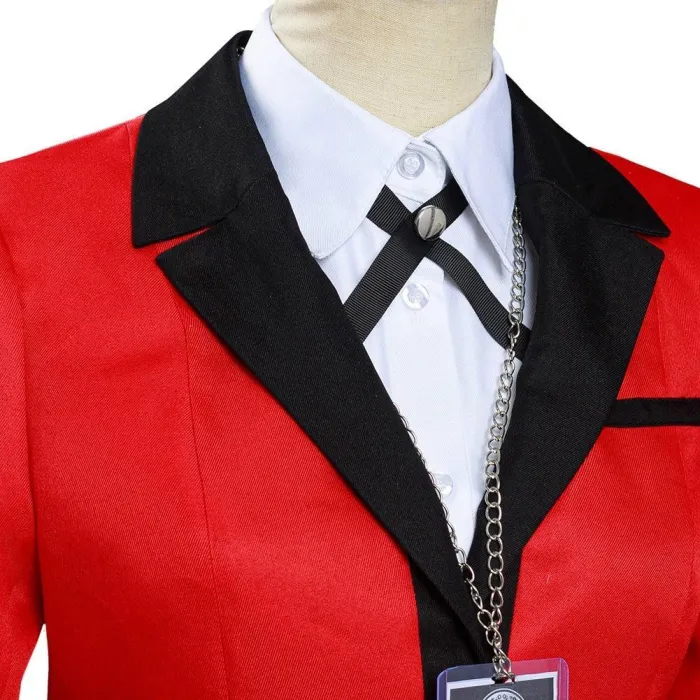 Kakegurui: Compulsive Gambler Jabami Yumeko/Meari Saotome Uniform Skirt Outfits Halloween Carnival Suit Cosplay Costume