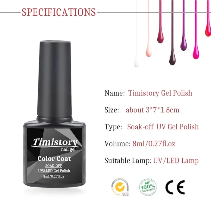 Manicure Gel Set And Uv Nail Lamp
