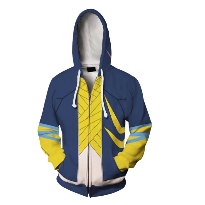 Ssss.Dynazenon Anime Gauma Cosplay Unisex 3D Printed Hoodie Sweatshirt Jacket With Zipper