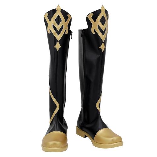 Genshin Impact Traveler Boots Halloween Costumes Accessory Cosplay Shoes