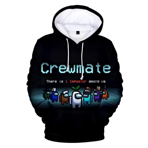 Kids Style-3 Impostor Among Us Crewmate Cartoon Game Unisex 3D Printed Hoodie Pullover Sweatshirt