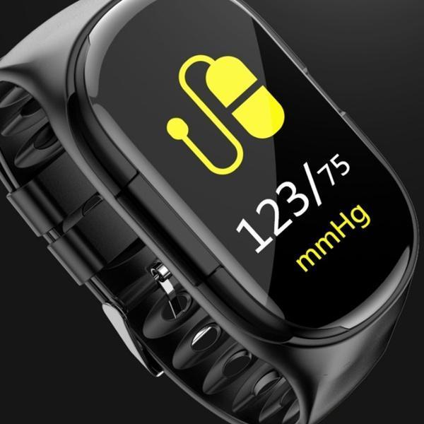 Smart Watch With Bluetooth Earphone