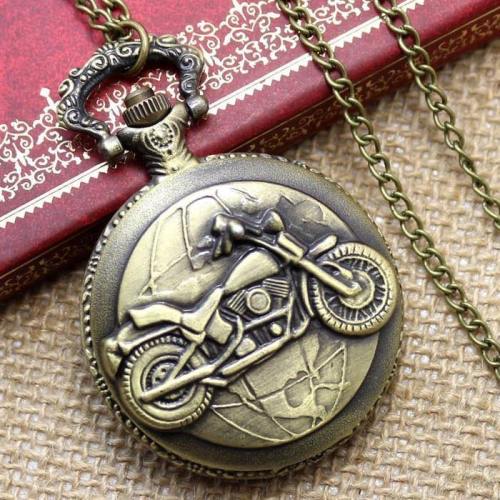 Exclusive: Vintage Motorcycle Pocket Watch