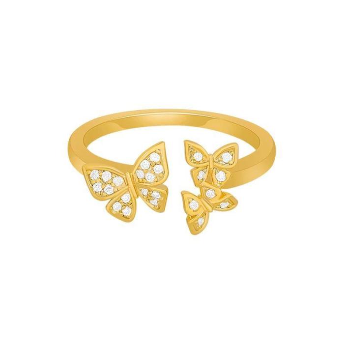 Exquisite Adjustable Butterfly Ring